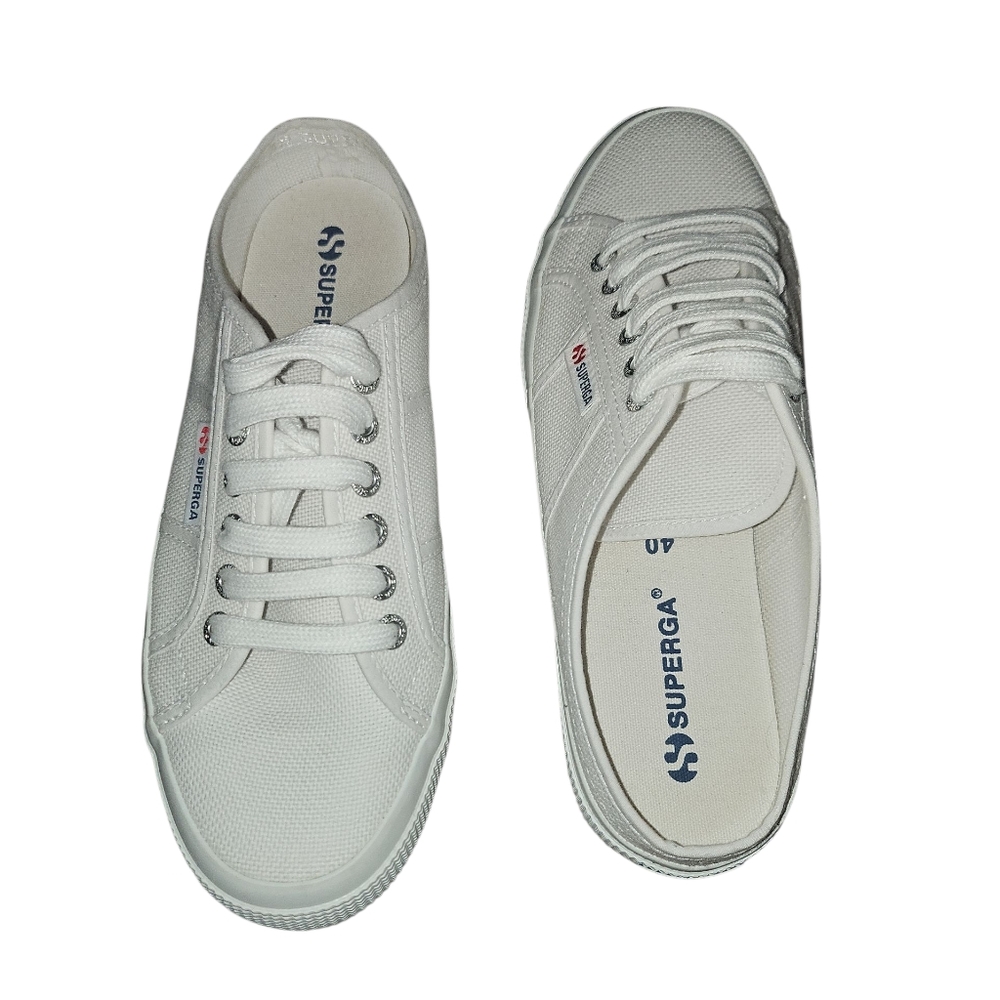 Superga Off-White Canvas Sneakers